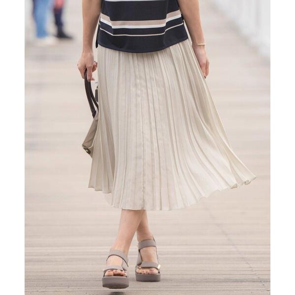 スカート ラミータンブラー プリーツ スカート
