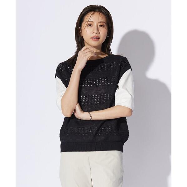 ベスト ジレ 「洗える」PATTERN ニット ベスト レディース