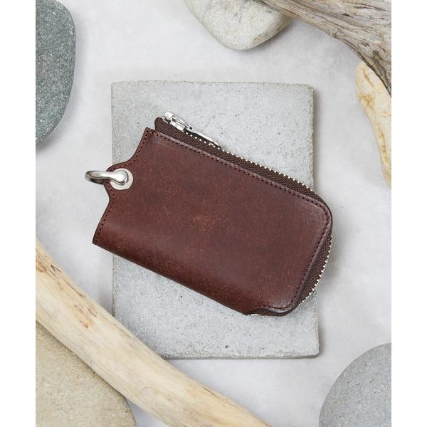 財布 com-ono コモノ/ プエブロレザー L字ファスナー キーケース ミニウォレット 革財布 ...