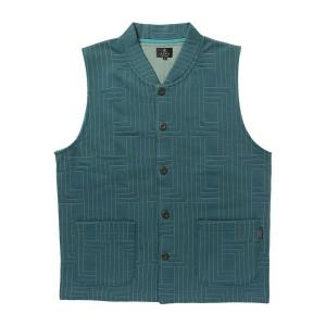 パジャマ LANVIN COLLECTION メンズ JLロゴ 中綿ニットキルトベスト  54438025 メンズ