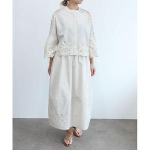 Marilyn Moon ベスト ジレ フローティングジャガードラッフル