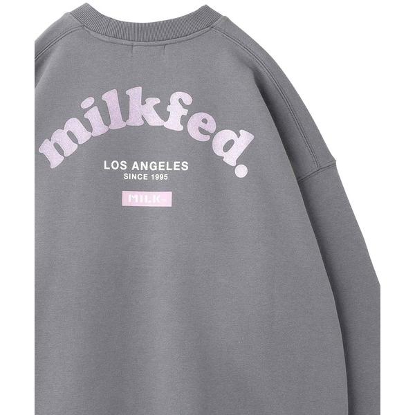 「MILKFED.」 スウェットカットソー ONE SIZE チャコール レディース