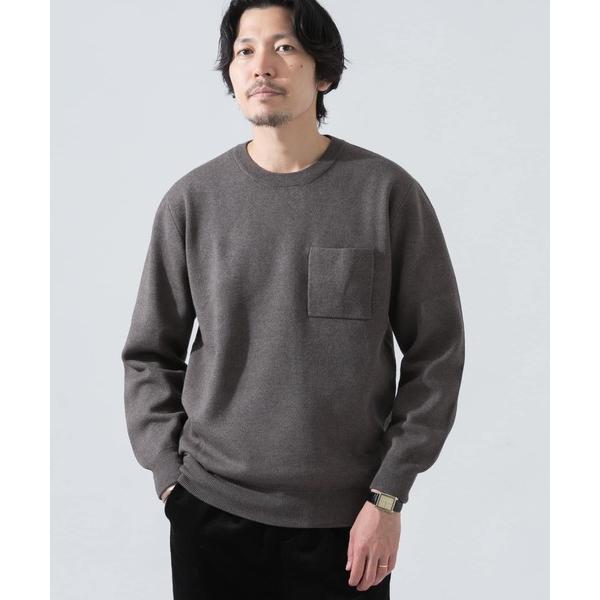 メンズ 「URBAN RESEARCH ROSSO MEN」 長袖ニット MEDIUM チャコールグ...