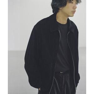 ジャケット ブルゾン メンズ SUPER SOFT SHEEP SUEDE ZIP｜zozo