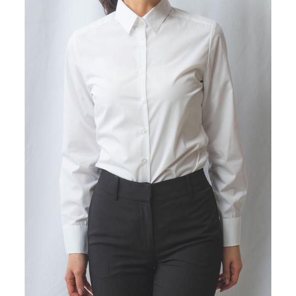 ブラウス シャツ 「NARACAMICIE」ブロード長袖シャツ レディース