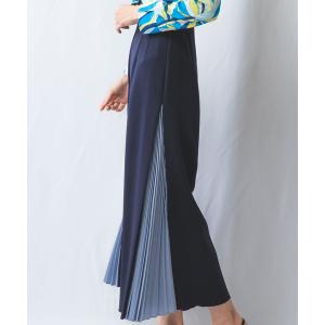 パンツ 「NARACAMICIE」サイドプリーツパンツ レディース