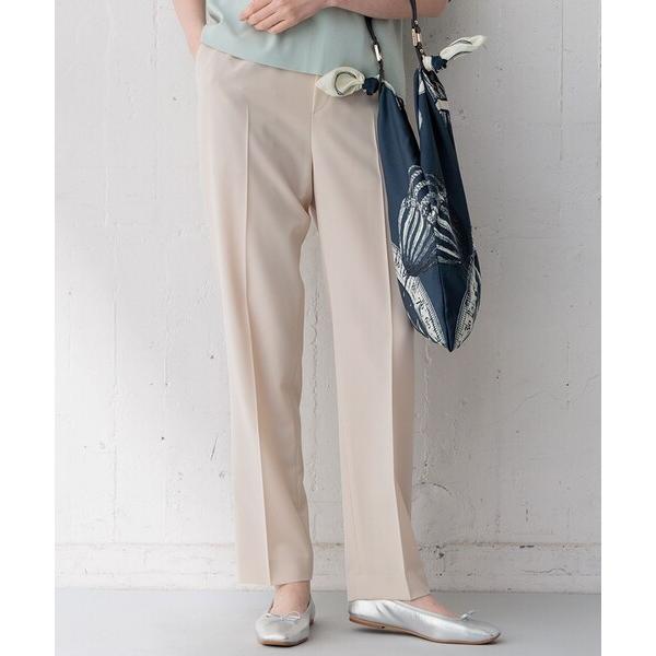 パンツ 「新色追加/洗える」2WAYストレッチツイル ドロスト パンツ レディース