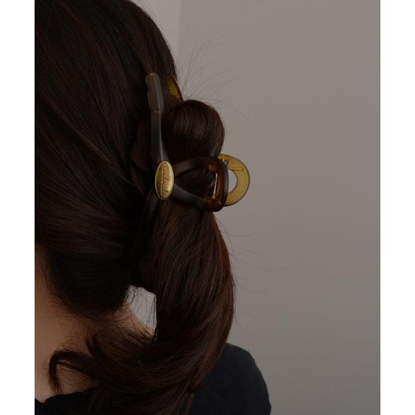ヘアクリップ 「resonance」べっ甲 マット バンスクリップ