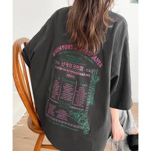 tシャツ Tシャツ レディース 「Javaジャバコラボ」バック刺繍で抜かりなくキマる。オーガニックコットン混 綿100％レシピ刺繍ビッグTシャツ｜ZOZOTOWN Yahoo!店