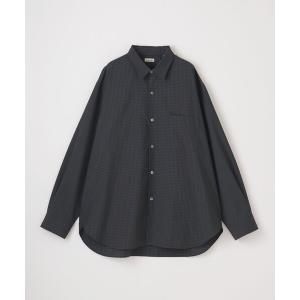 シャツ ブラウス メンズ 「Steven Alan」 TR ミニチェック レギュラーカラー シャツ -LOOSE