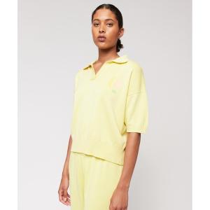 ニット セーター Lyocell blend knitted polo レディース