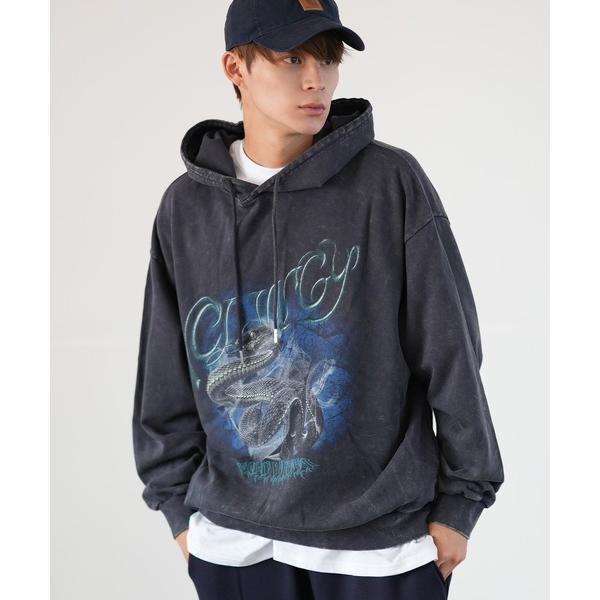 パーカー ハードグラフィック ヴィンテージライク スウェットプルパーカー メンズ レディース