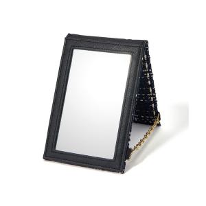 Francfranc（フランフラン） コンパクトミラー ツイード 折り畳み