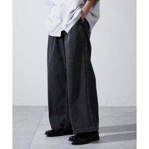 パンツ デニム ジーンズ メンズ WEGO/「24年春夏新作」スーパーバギーDENIMSLACKS