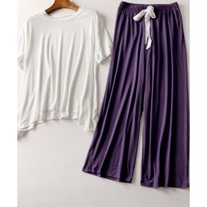 パジャマ ルームウェア ルームウェア 上下セット...の商品画像