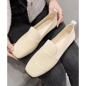 パンプス ローファーメッシュパンプス 韓国シューズの商品画像