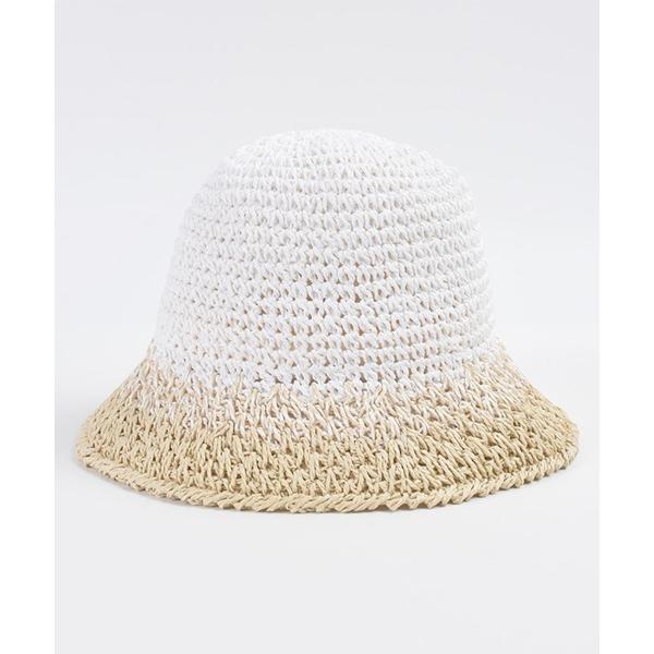 帽子 ハット 麦わら帽子 配色ストローハット 小顔韓国 レディース