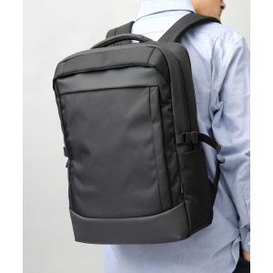 デイバック リュック スクエア型 PC収納対応 多収納 大きめサイズ ビジネスリュック メンズ レディース