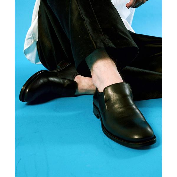 革靴 ビジネスシューズ EARLE アール / Drape slip-on ドレープスリッポンレザー...