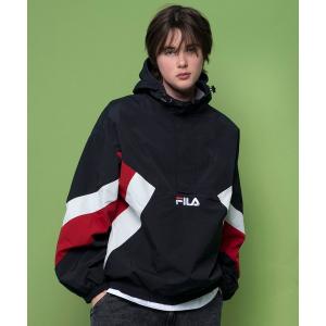 ジャケット ナイロンジャケット FILA フィラ ブランド ロゴ バイカラー 長袖 フード アノラックパーカー ナイロンジャケットの商品画像