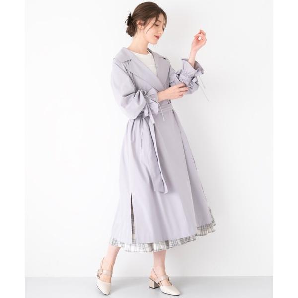 トレンチコート コート 「撥水加工/花粉ガード」2024春夏新作スプリングライトコート/MM4186...
