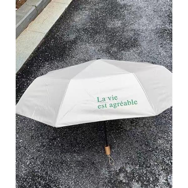 折りたたみ傘 ロゴ入りアンブレラ/折りたたみ傘 レディース メンズ