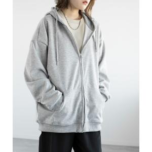 パーカー aimoha men BASIC ZIP PARKA べシックジップパーカー メンズ レディース
