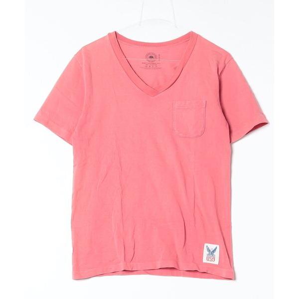 「STANDARD CALIFORNIA」 ワンポイント半袖Tシャツ S ピンク メンズ