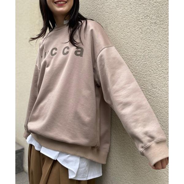 「ZUCCa」 スウェットカットソー L size ベージュ レディース