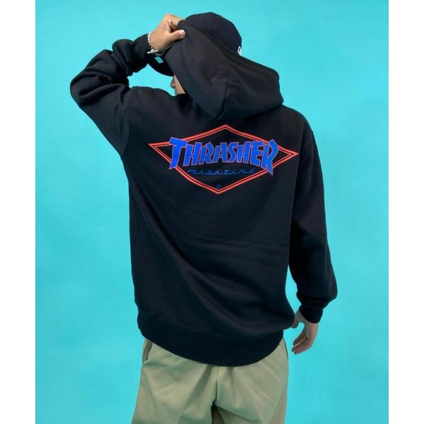 メンズ 「THRASHER」 プルオーバーパーカー L ブラック系その他3