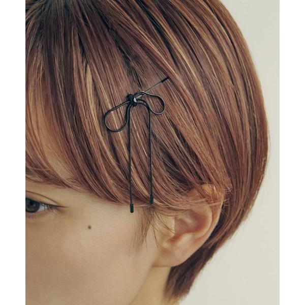 ヘアクリップ 「GOLDY」リボンモチーフ 4Pセット ヘアピン＋ヘアカフ 6240101