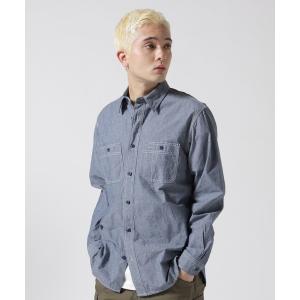 シャツ ブラウス メンズ 「DAILY/デイリー」 BASIC CHAMBRAY LONG SLEEVE SHIRT/長袖 ベーシック シャンブレーの商品画像