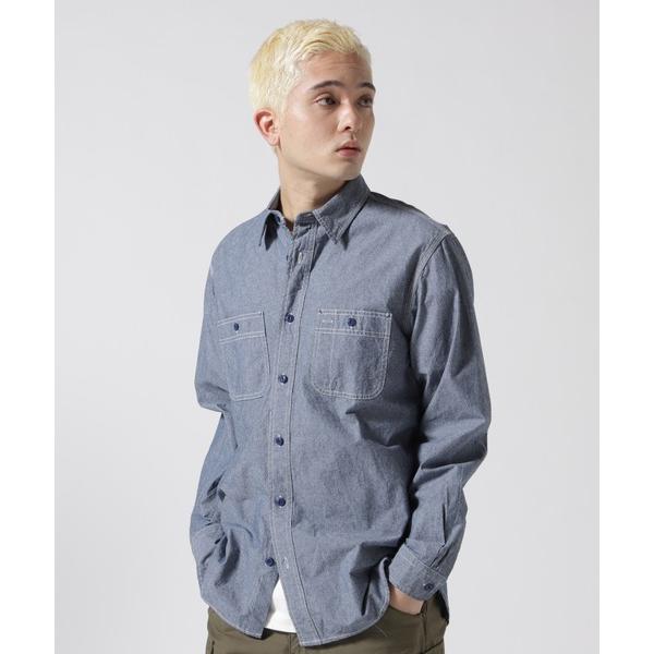 シャツ 「DAILY/デイリー」BASIC CHAMBRAY LONG SLEEVE SHIRT /...