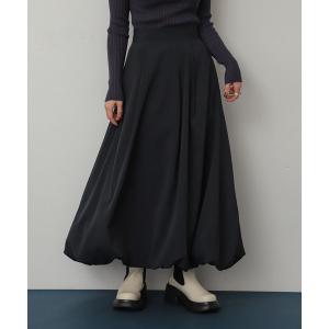 ロング スカート balloon volume long skirt /ギャザー ボリューム