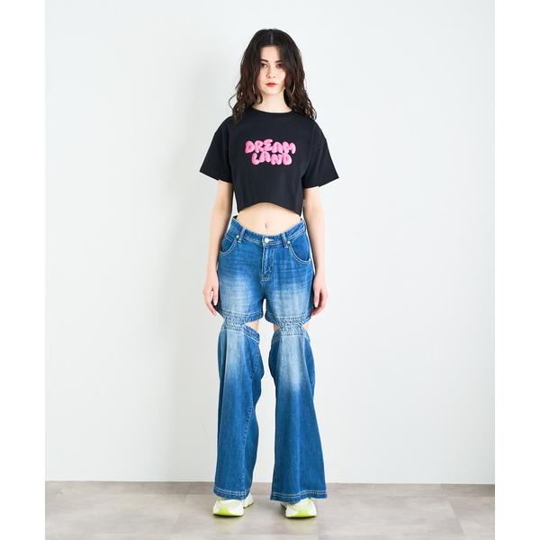 ジーンズ デニム デニムパンツ ピーカーブーデニムパンツ レディース