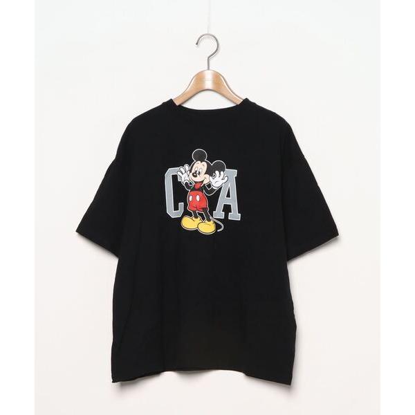 「FREAK&apos;S STORE」 半袖Tシャツ「Disneyコラボ」 MEDIUM ブラック メンズ