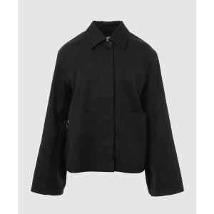 アウター レディース BOXY WORK JACKET WITH SLEEVE BOW DETAILS｜zozo