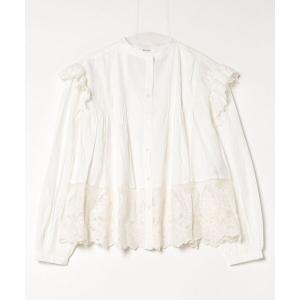 ブラウス シャツ コットンモスリンコンフォートフィットブラウス レディース