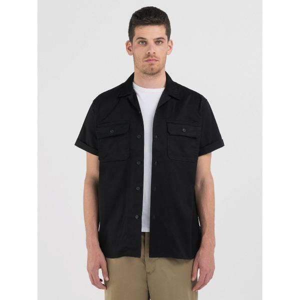 シャツ サルトリアーレストレッチギャバジンシャツ メンズ