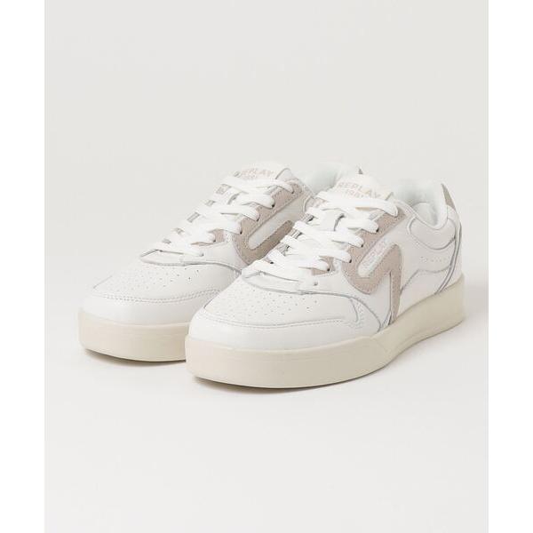 スニーカー Rモチーフ レザースニーカー メンズ