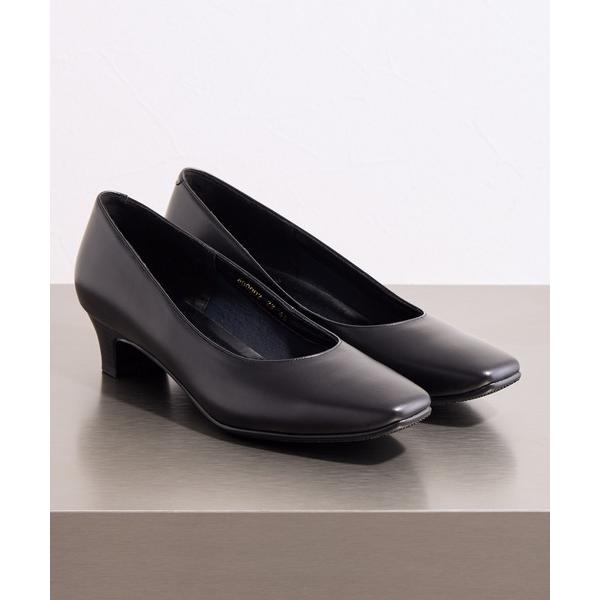 パンプス 「Made in Japan」「卑弥呼」「撥水」3.5cmヒールブラックパンプス/6000...