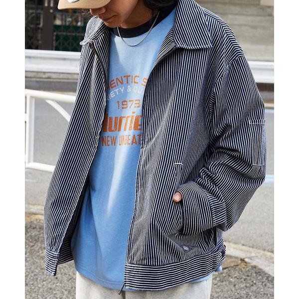 メンズ 「Dickies」 ジップアップブルゾン L ネイビー