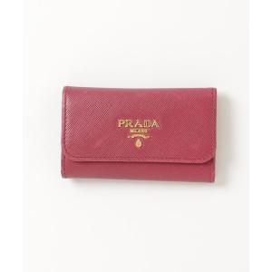 「PRADA」 キーケース TU ピンク WOMEN