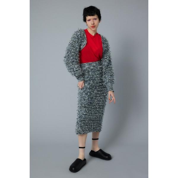 スカート Loop yarn skirt　ループヤーンスカート