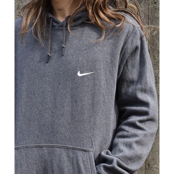 パーカー 「ヴィンテージ古着」NIKE / ナイキ SMALL SWOOSH 刺繍 スウェットパーカ...