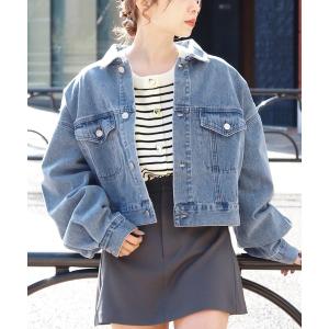 デニムジャケット gジャン 「丈が選べる」デニムGジャン レディース