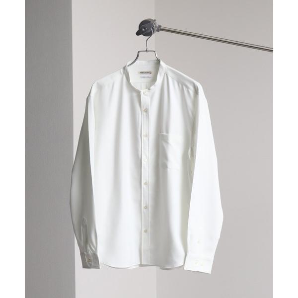 シャツ 「MADE IN JAPAN」-Reflax-ファブリック ベーシック バンドカラーシャツ ...
