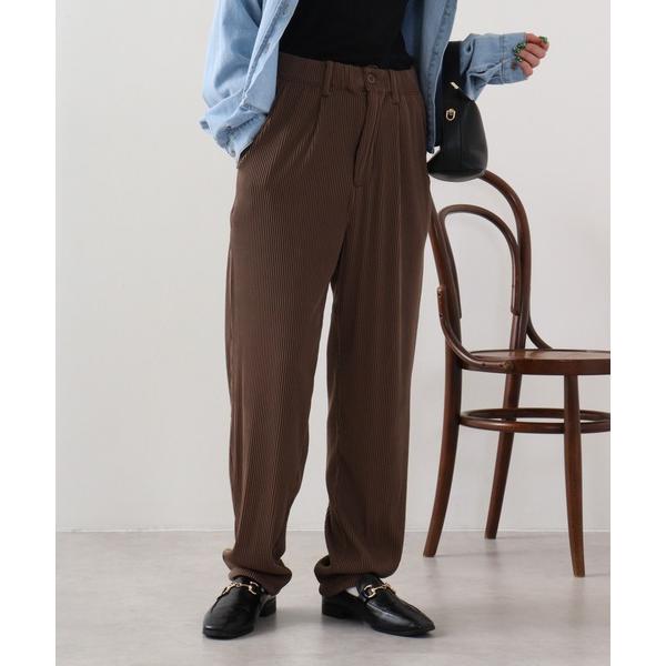 ワイドパンツ パンツ Pleated mode easy pants / プリーツイージーパンツ u...