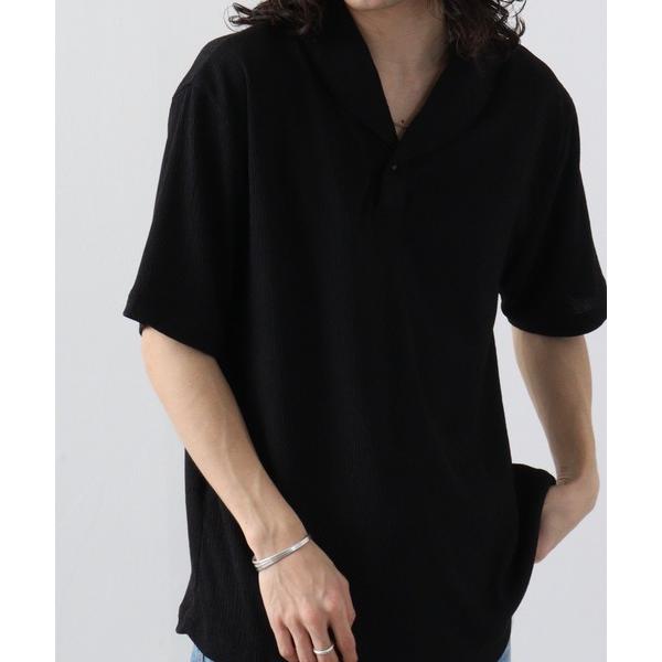 ポロシャツ Shawl collar polo shirt / ショールカラーポロシャツ unise...