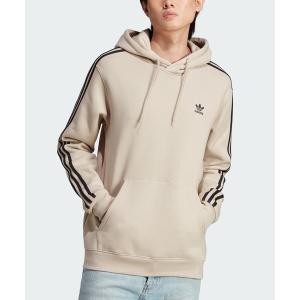 「adidas」 プルオーバーパーカー LARGE ベージュ MEN